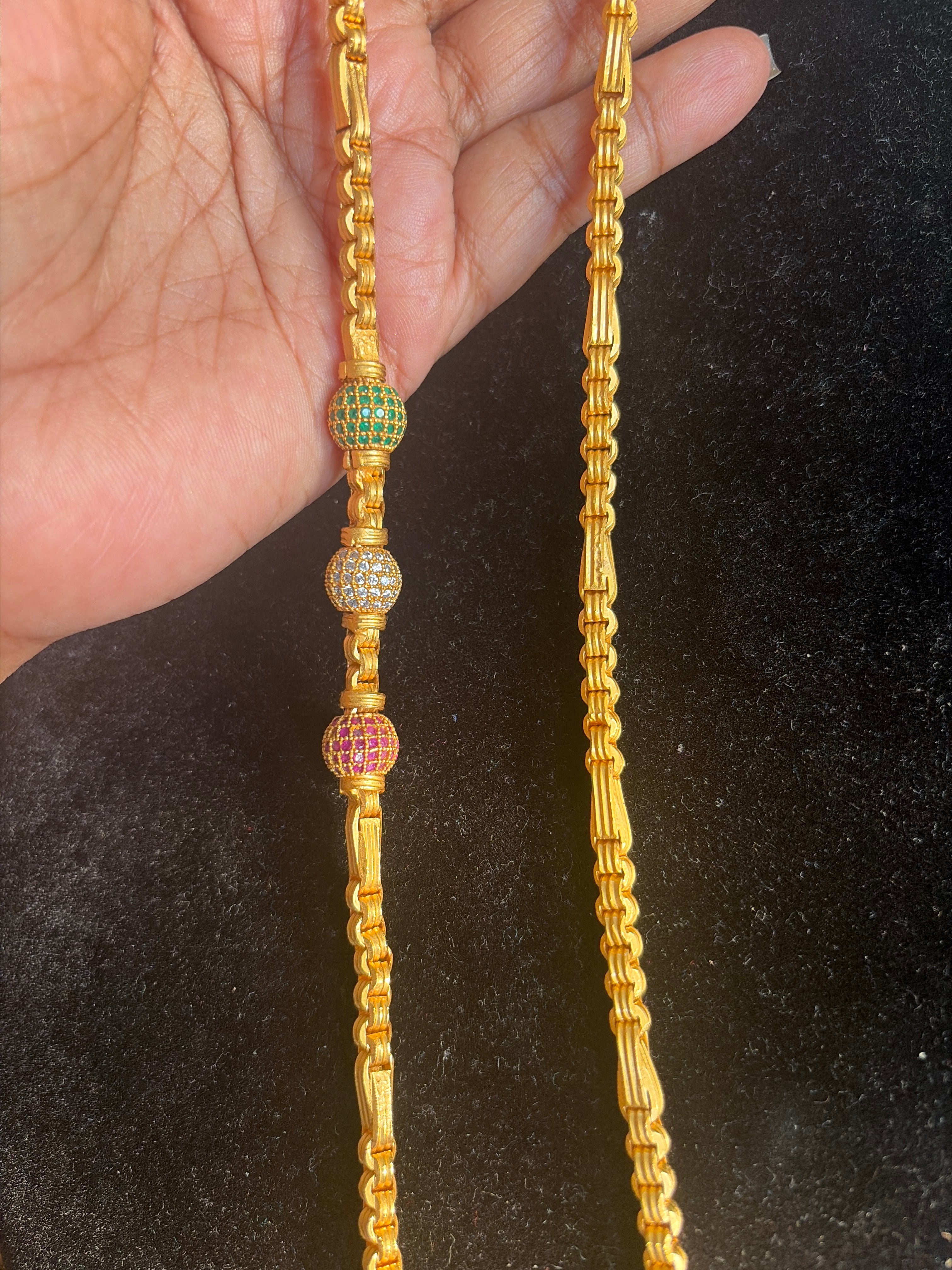 040, Impon with 150 mg gold polish,5 pown thickness, 26 inches length