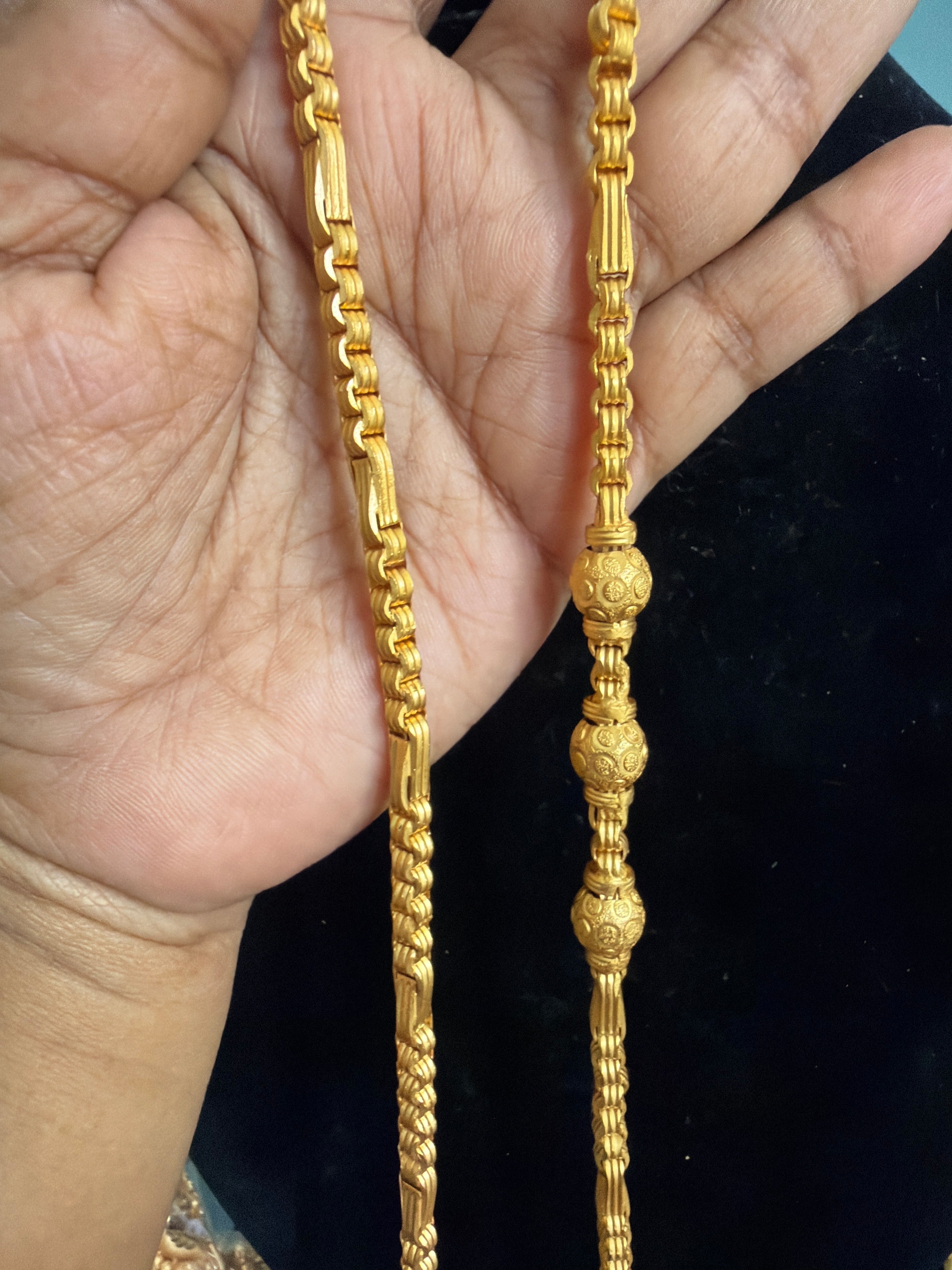 041, impon with 150 mg gold polish, 5 pown thickness, 26 inches