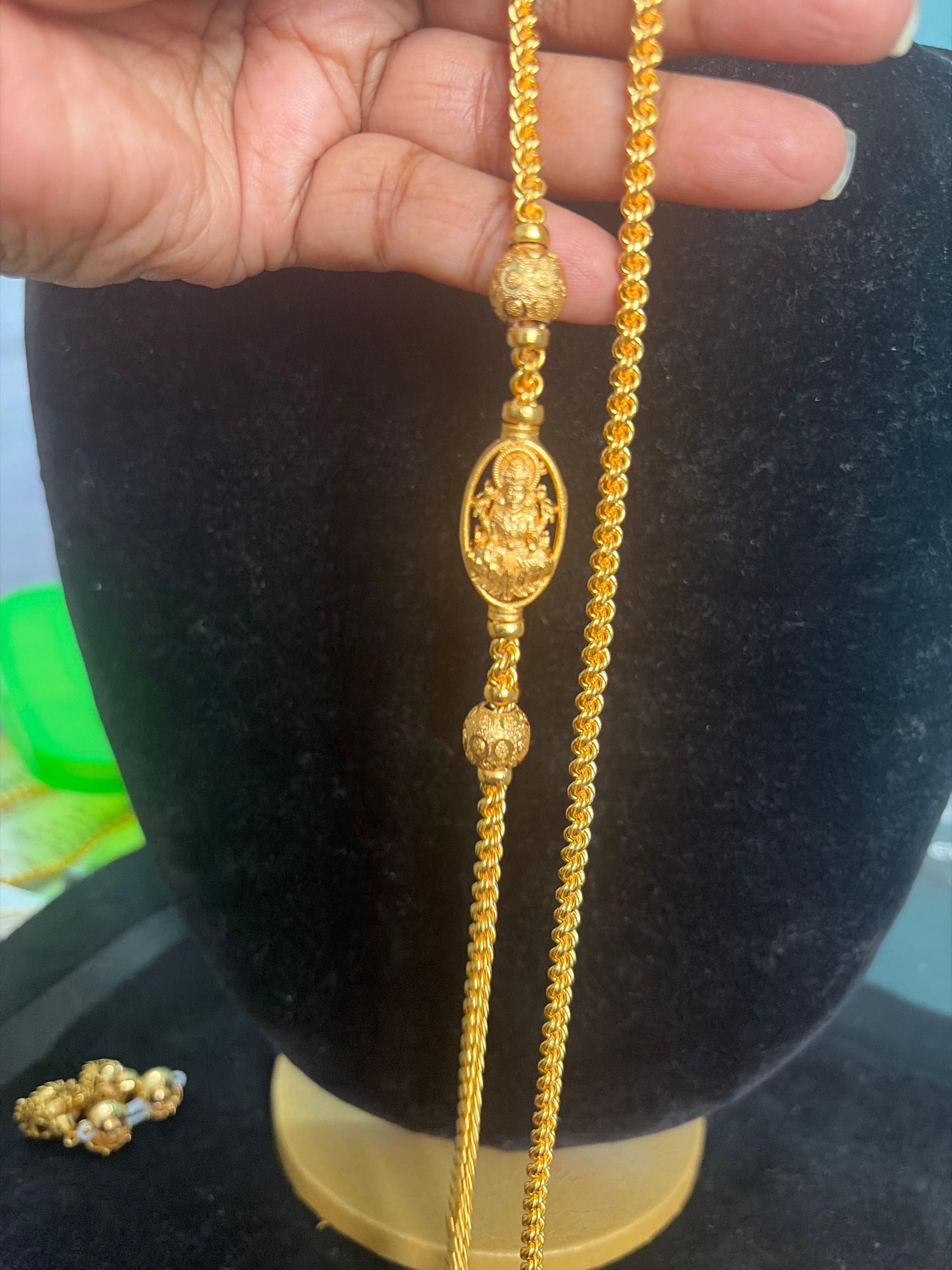 033, impon thali chain, 5 pown thickness