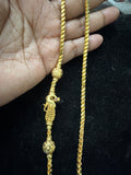 Impon Tari chain with 100 mg gold polish