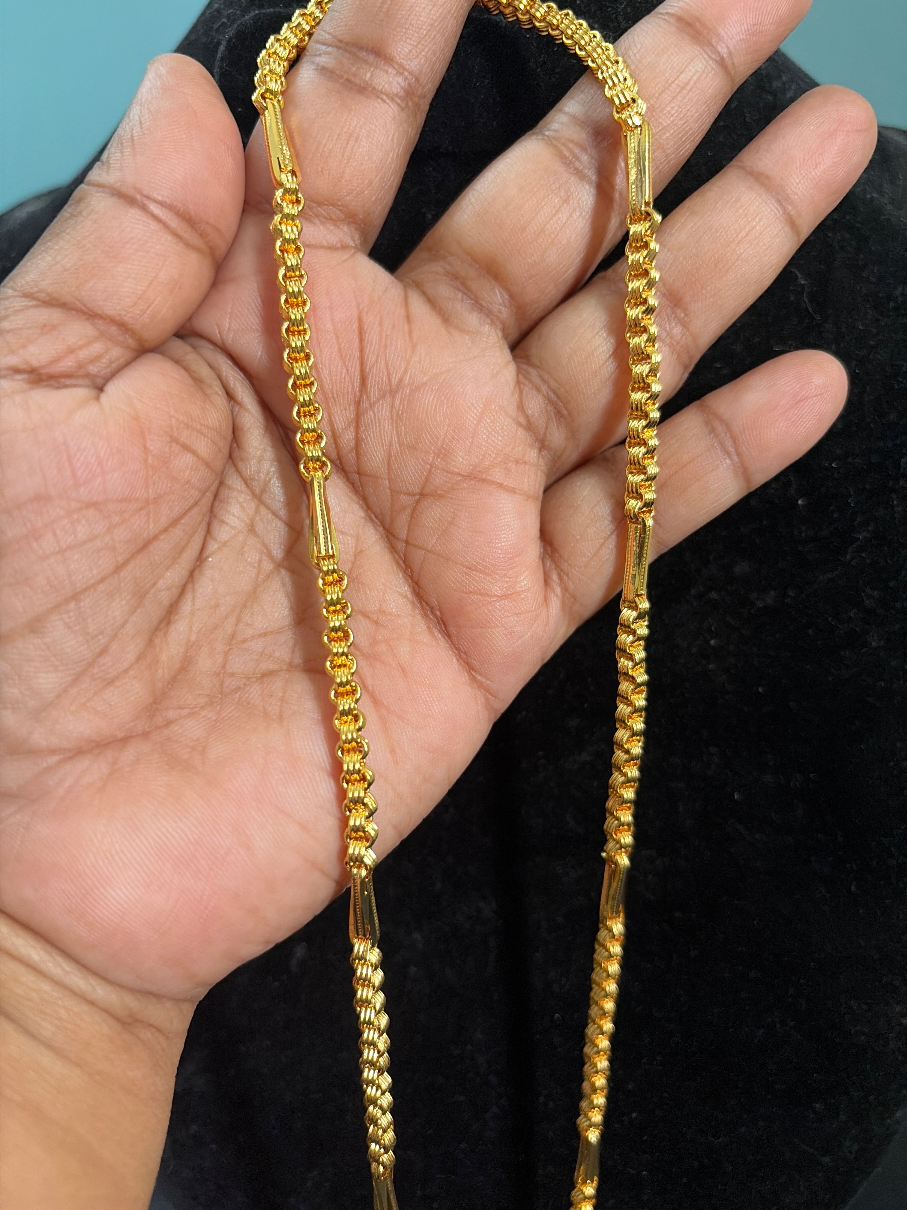 O16, pure impon chain,30 inches,4 pown thickness