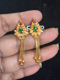 051, impon earring with a 50 mg gold polish